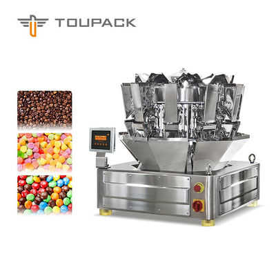 Máquina de embalagem principal do pesador SS304 10 0.8L para doces