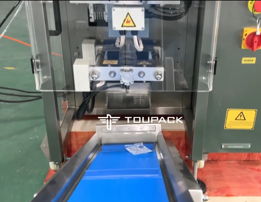 Máquina de embalagem automática de enxaguante bucal em sacos pequenos Maquiagem Água lubrificantes Lavar líquidos Pesagem e sistemas de embalagem