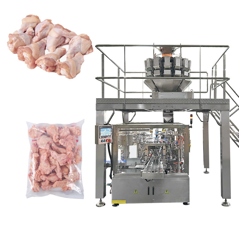 Máquina automática de embalagem de alimentos congelados