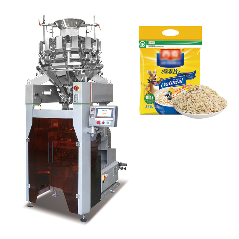 Máquina de embalagem de batatas fritas de pesagem multi-cabeça
