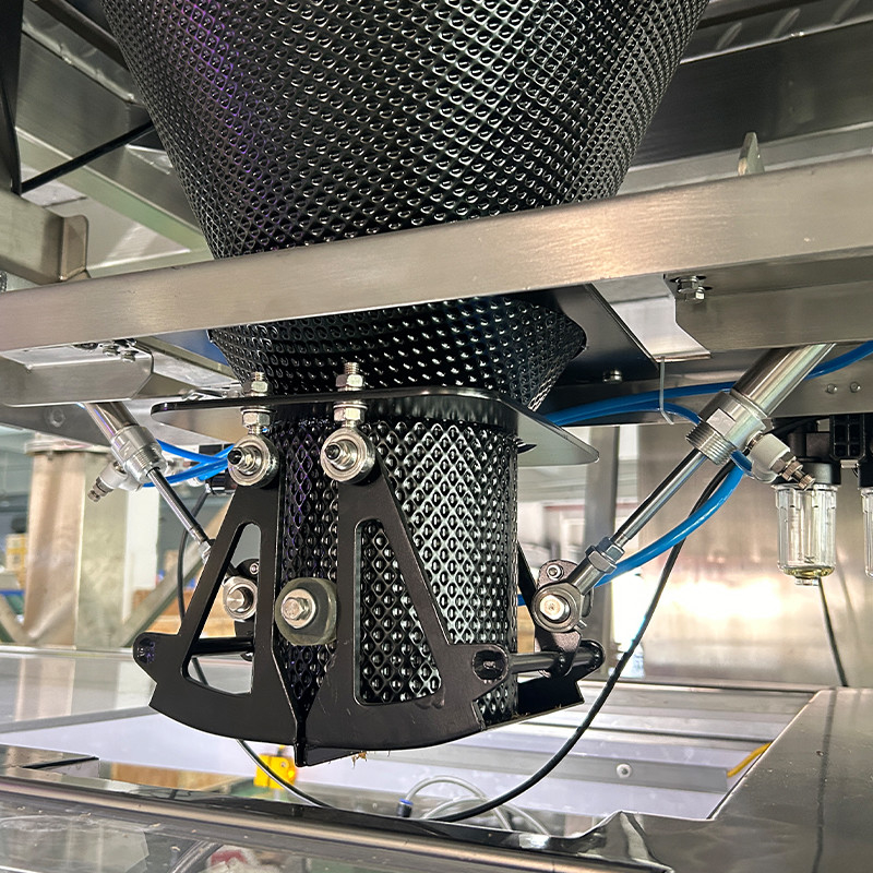 Máquina de embalagem quantitativa de sacos de carne bovina desidratada e eficiente, pronta para comer