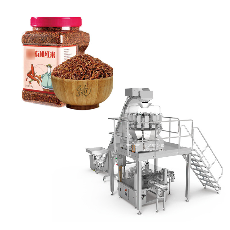 Máquina de pesagem e embalagem de aveia 240g 500g