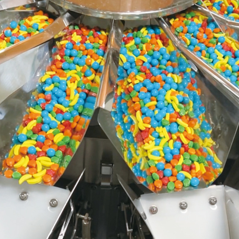 Máquina de preenchimento automática multifunção de garrafa de frasco de algodão, geleia de pipoca e amendoim