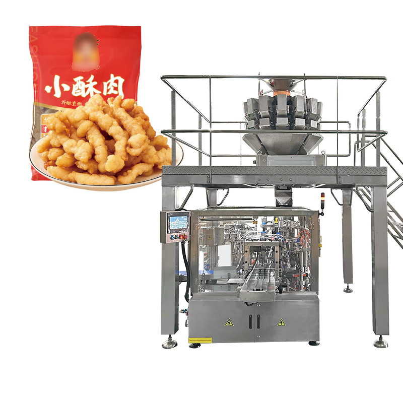 Tecnologia de pesagem dinâmica e pesagem de precisão combinação perfeita para máquina de embalagem de alimentos congelados
