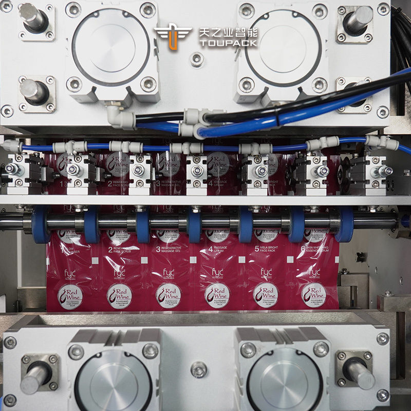 Máquina de embalagem de pasta líquida de shampoo de café de 4 lados de múltiplos caminhos Máquina de embalagem de embalagem de especiarias