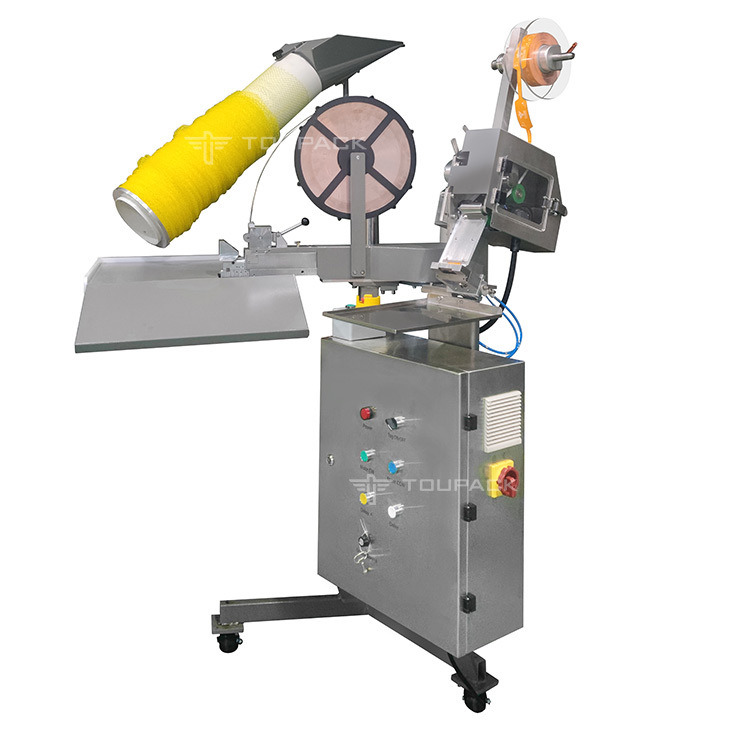 Máquina Ensacadeira Semi Automática para Amendoim, Laranja, Frutas, Vegetais, Batata, Alho e Cebola em Rede