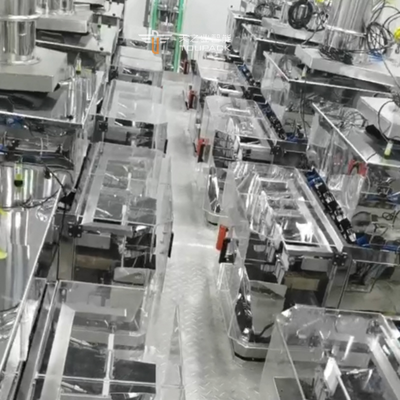 VFFS 1kg 2kg 5kg Pesagem automática Saco de alimentação animal Embalagem Máquina de vedação Máquina de embalagem de alimentos para aves de capoeira