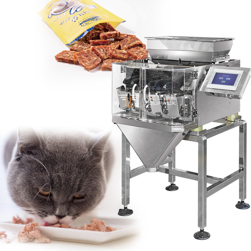 VFFS 1kg 2kg 5kg Pesagem automática Saco de alimentação animal Embalagem Máquina de vedação Máquina de embalagem de alimentos para aves de capoeira
