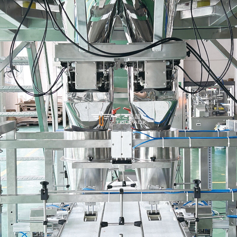 Linha de embalagem em concha de frutas Máquina automática de pesagem e enchimento de frutas Caixa PET Sistema de embalagem de frutas