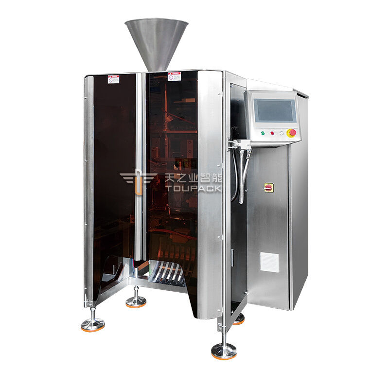 Máquina VFFS inteligente com servo-controle completo de alta velocidade e algoritmo inteligente avançado para embalagens alimentares