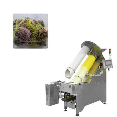 A indústria automatizou o sistema de empacotamento Mesh Bag Netting Packaging Machine para a laranja