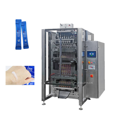 Pista da máquina de empacotamento do soro de Skincare da máscara do sono da vara multi que empacota a máquina de enchimento fluida líquida