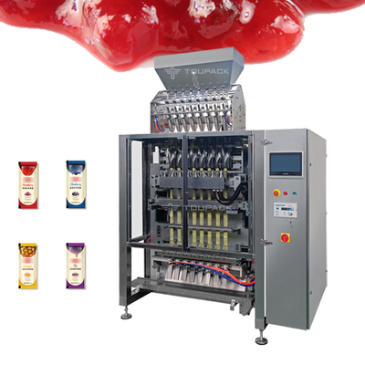 Máquina de empacotamento de aço inoxidável de Jelly Candy Stick Multi Lane do doce da máquina de embalagem do saquinho