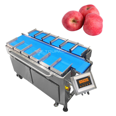 Pera Apple que pesa a máquina de peso de carregamento da mão principal da escala 12 da combinação do fruto