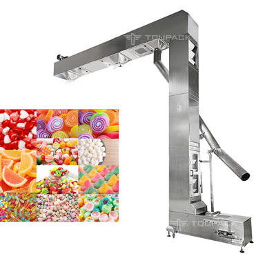 Elevador de cubeta T da corrente do chá da grão do amendoim do petisco dos doces/C/tipo saída dupla de Z para a máquina do alimento