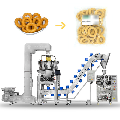 Anéis de Cebola Congelados Saco Retort Carne Doypack Máquina de Embalagem Calma Fritada Pepinos Alimentos Arroz Fritado Arroz Cozinhado Embalagem
