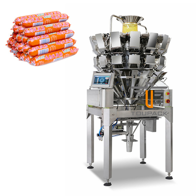 Combinação de controle digital pneumático Escala Forma de partícula Encha Selo Longo Sausagem de presunto Biscoito