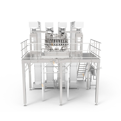 Máquina de embalagem de sacos de pasta automática vertical