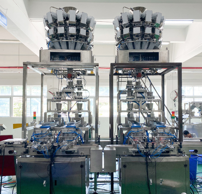 Máquina de embalagem de comprimento de banda de 16 cabeças