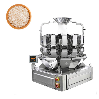 PLC MCU 14 cabeça alta alta precisão multihead pesador granulado máquina de embalagem de sacos de arroz