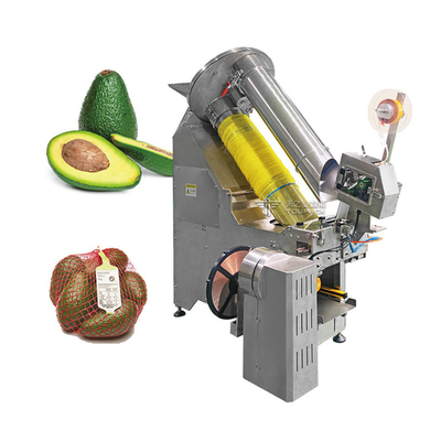 Máquina de corte de sacos de rede Máquina de embalagem de sacos de malha de limão com pesador multi-cabeça