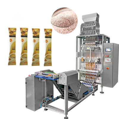 Máquina de embalagem para enchimento líquido de grânulos de chocolate em pó
