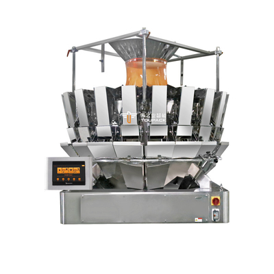14 Hopper Multihead Pesador Máquina de Embalagem Automática Doypack Nitrogênio Máquina de Embalagem de Chips de Milho