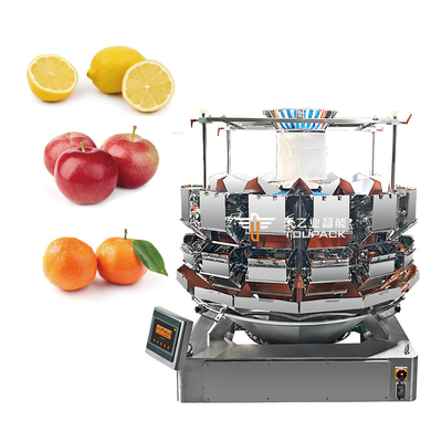 Pesagem de frutas de alta precisão Orange Multi-Head Weigher Series