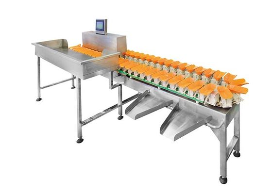 A galinha Wing Fish Grader Circular Multi da máquina de classificação do peso da correia transportadora torna mais pesada a máquina de classificação com correia transportadora