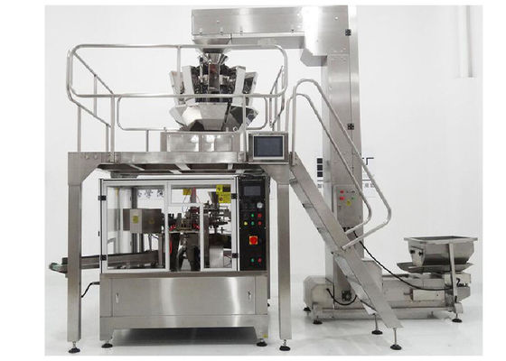 Empacotamento Standup giratório automático do saco de Doypack da máquina de embalagem do malote de Premade