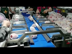 TOUPACK Maçã Pesando 12 Cabeçotes Combinados Com Linha De Encaixotamento E Máquina De Embalar Almofadas