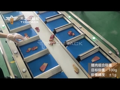 12 Balança combinada do cinto de cabeça para pesagem de bacon