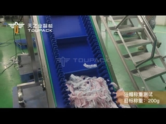 200g de cabeça de chuveiro multi-cabeça pesador plástico de alimentos embalagem máquina de pesagem automática