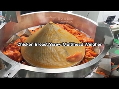 Máquina de embalagem de pesadores multi-cabeça para carne