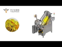 Máquina de Embalagem de Saco de Malha de Chocolate com Moeda de Ouro com Etiqueta de Ligação